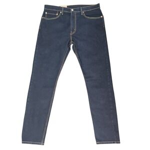 Levi's 512 Men's Stretch Slim Taper Jeans‎ Pants Dark Blue Size 36X32